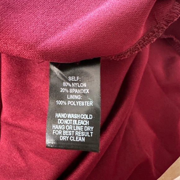 Ephemeral Allure Burgundy Lace Maxi Dress, size Small - Picture 8 of 8